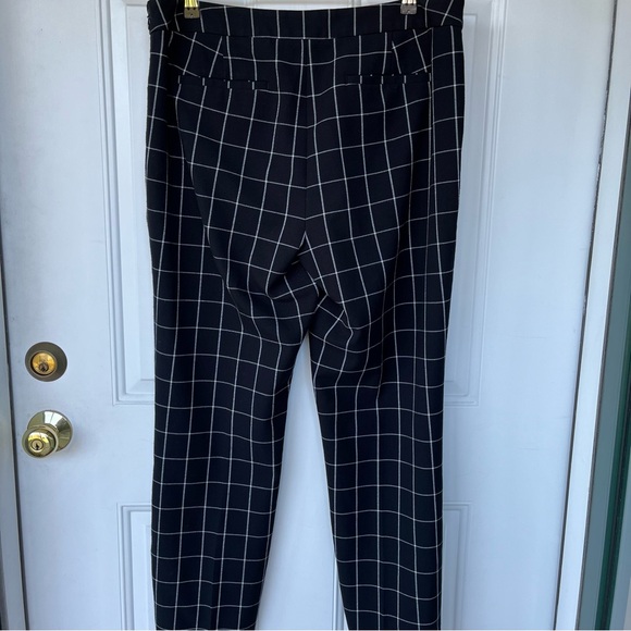 •Talbots• Window Pane Check Side Zip Pants - Size 14 - Picture 3 of 6